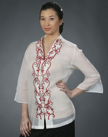 barong tagalog dress for female