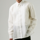  Men's Barong Cream Jusi fabric 100819 Cream 