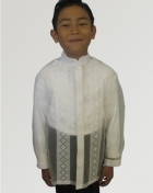  Boys' Barong White Corinthian Organza 100254 White 