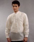  Men's Barong Cream Jusi fabric 100327 Cream 