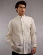  Men's Barong Cream Jusi fabric 100674 Cream 