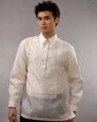  Men's Barong White Jusi fabric 100382 White 