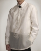  Men's Barong Cream Jusi fabric 100441 Cream 