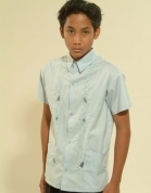  Boys' Barong Light Blue Cotton 100501 Light Blue 