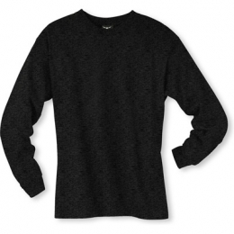  Men's Long sleeve undershirt Charcoal Cotton 100536 Charcoal 