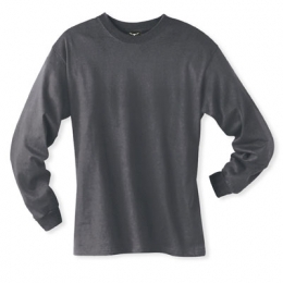  Men's Long sleeve undershirt Dark Heather Cotton 100537 Dark Heather 