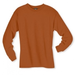  Men's Long sleeve undershirt Texas Orange Cotton 100543 Texas Orange 