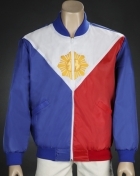  Men's Jacket red/blue/white Nylon 100705 